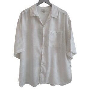 Urban Outfitters Standard Cloth Men's Waffle Weave Short Sleeve Shirt Black L